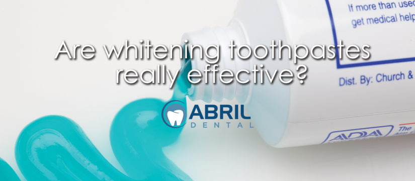 Are whitening toothpastes really effective?